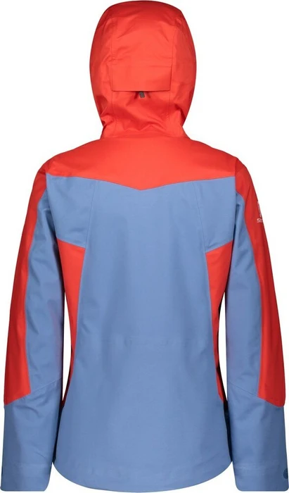 Scott Explorair 3L Skijacke grenadine orange/riverside blue (Damen)