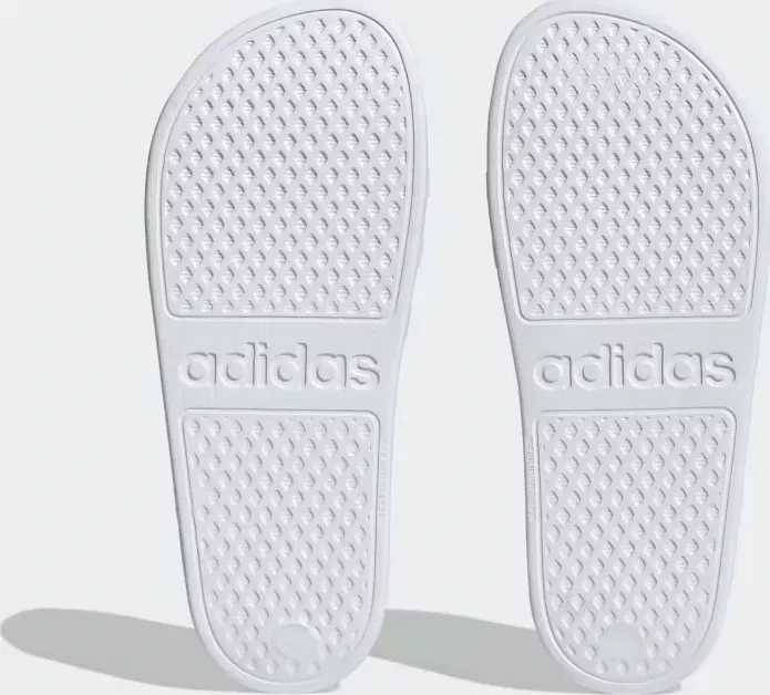 adidas Aqua Adilette cloud white/blue fusion met (Damen)