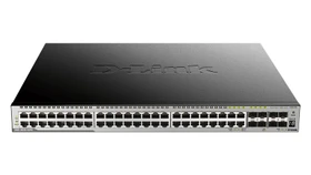 D-Link DGS-3630 Rackmount Gigabit Managed Switch, 44x RJ-45, 4x RJ-45/SFP, 4x SFP+, 370W PoE+ (DGS-3630-52PC/SI)