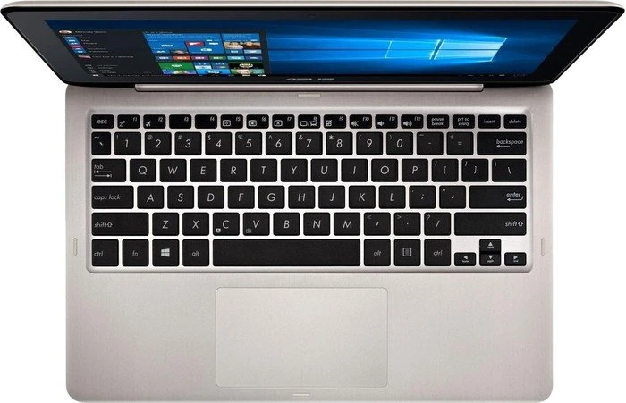 ASUS Transformer Book Flip TP200SA-FV0133T, silber, Pentium N3700, 2GB RAM, 32GB SSD, DE