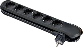 Bachmann Smart, 6-fach, 3m, schwarz