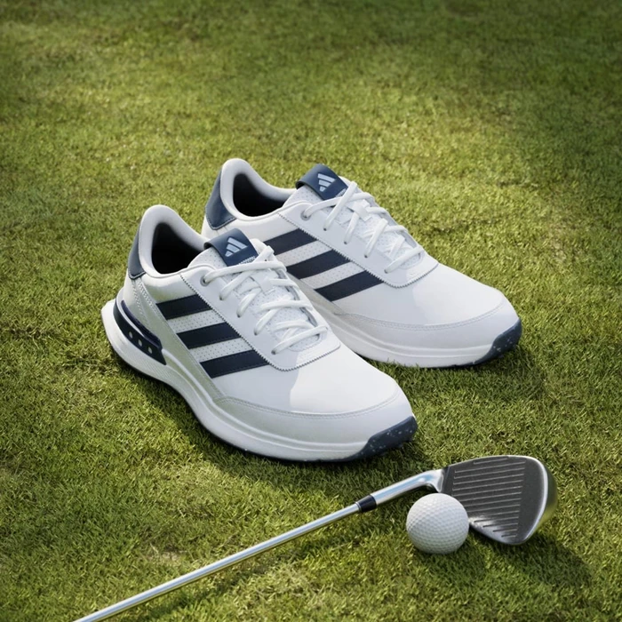 adidas S2G Spikeless Leather 24 cloud white/collegiate navy/silver metallic (Herren)