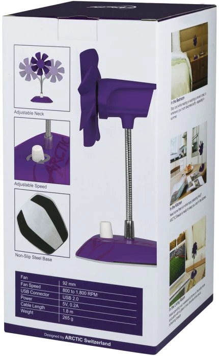 ARCTIC Breeze Color Tischventilator violett