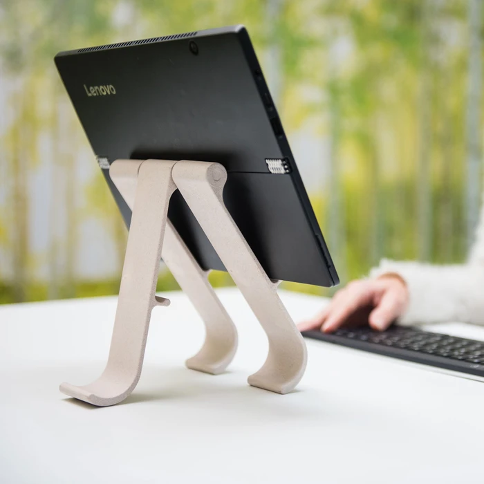 R-Go Treepod Biobased, Notebook-Stand, weiß, verstellbar