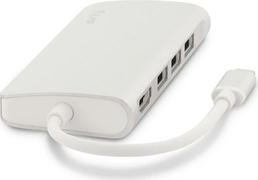 LMP USB-C Video Hub, 5-Port, USB-C 3.0 [Stecker], silber