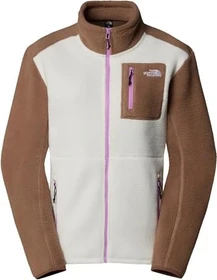 The North Face Yumiori Fleece Full Zip Jacke white dune/latte/vibrant verbena (Damen)