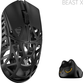 WLMouse Beast X Pro Wireless 8K Magnesium Gaming Mouse, Side Slits + TTC, schwarz, USB