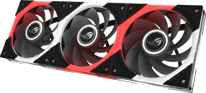 ASUS ROG Eurux GR120 ARGB, Reverse, schwarz, Triple Pack, 120mm, 3er-Pack