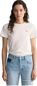 Gant Shield T-Shirt kurzarm weiß (Damen)