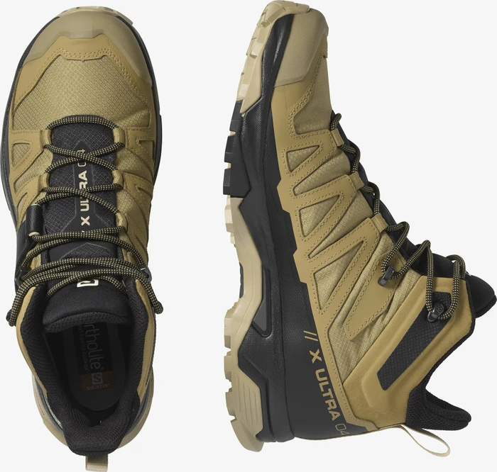 Salomon X Ultra 4 Mid GTX kelp/black/safari (Herren)