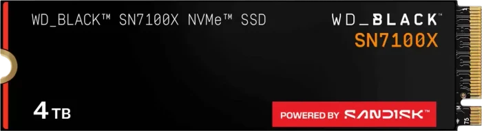 SanDisk WD_BLACK SN7100X NVMe SSD for ROG Xbox Ally (X) & PC 4TB, M.2 2280 / M-Key / PCIe 4.0 x4