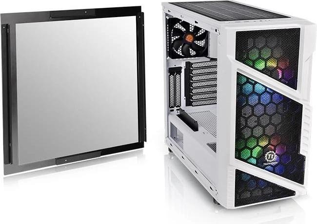 Thermaltake Commander C31 ARGB Snow Edition, Glasfenster