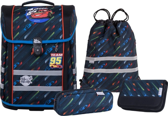 McNeill Perfecto Disney Cars Schultaschen-Set, 5-tlg.