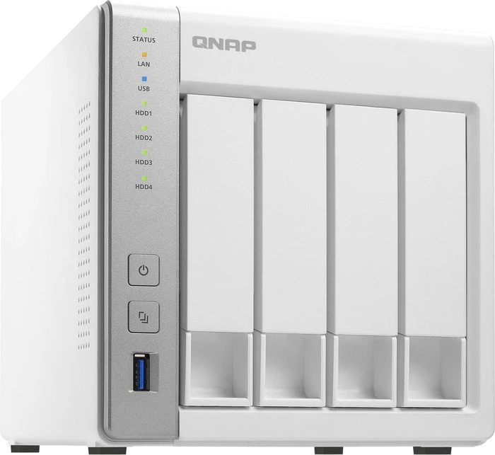 QNAP Turbo Station TS-431P, 1GB RAM, 2x RJ-45 1000Base-T, 3x USB-A 3.0