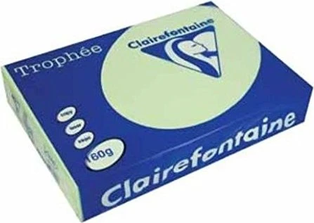 Clairefontaine Trophée Universalpapier matt billiardgrün, A4, 160g/m², 250 Blatt