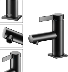 Keuco IXMO Einhebel-Waschtischmischer 60 IXMO Pure schwarz matt
