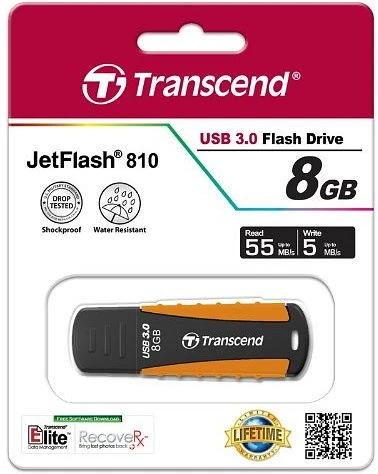 Transcend JetFlash 810 8GB, USB-A, USB 3.2 Gen 1×1