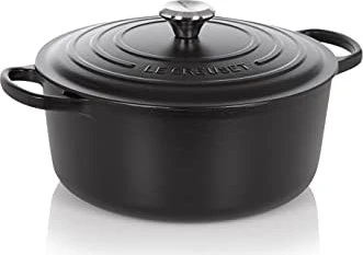 Le Creuset Signature Gusseisen Bräter rund 20cm 2.4l schwarz