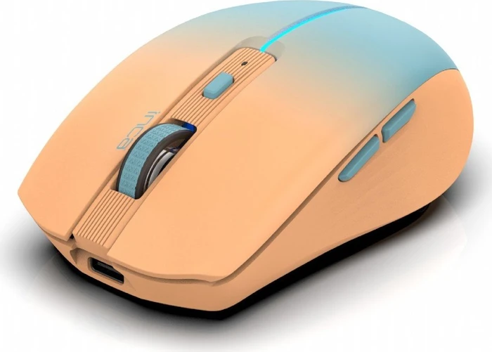 Inca IWM-511RT Wireless Mouse orange/blau, USB/Bluetooth