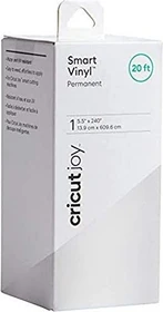 Cricut Joy Smart Vinylfolie permanent weiß, 13.9x609.6cm