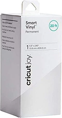 Cricut Joy Smart Vinylfolie permanent weiß, 13.9x609.6cm