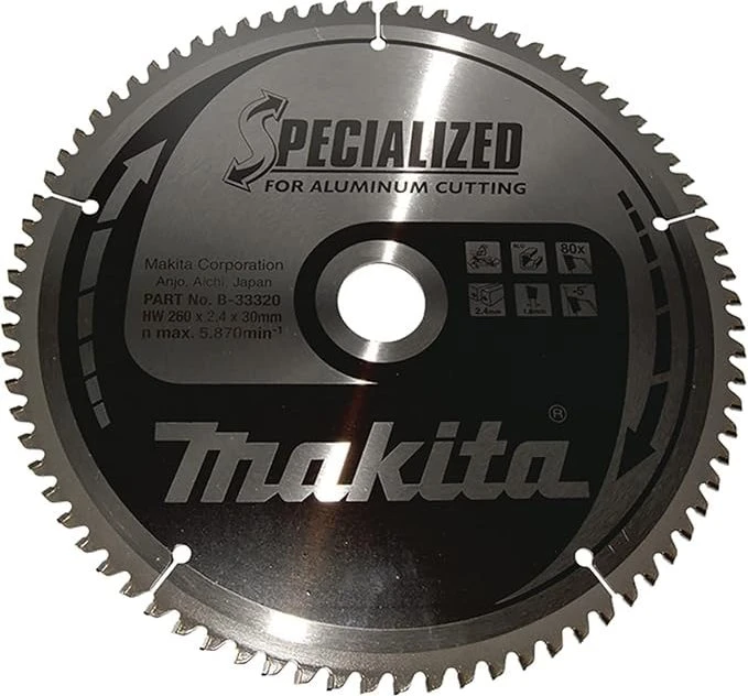 Makita Specialized Kreissägeblatt 80Z, 260x2.4x30mm, 1 Stück