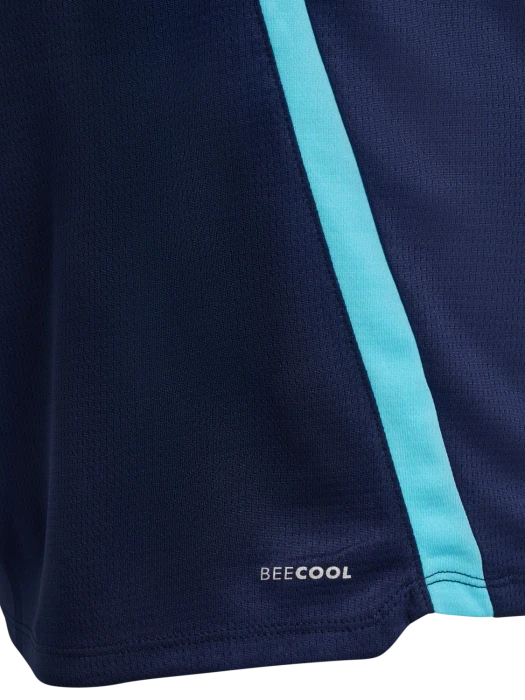 hummel Lead 2.0 Funktionsshirt kurzarm marine/blue fish (Herren)