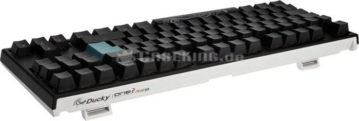 Ducky One 2 RGB TKL PBT, LEDs RGB, schwarz, MX RGB BROWN, USB, DE