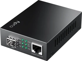 Cudy Gigabit Medienkonverter, 1x RJ-45, 1x SFP, 30W PoE+ (MC220P)