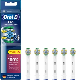 Oral-B Tiefenreinigung Ersatzbürste weiß, 6 Stück