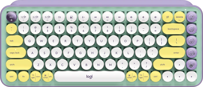 Logitech POP Keys Wireless Mechanical Keyboard, Logi Bolt, Daydream, TTC BROWN, USB/Bluetooth, ND