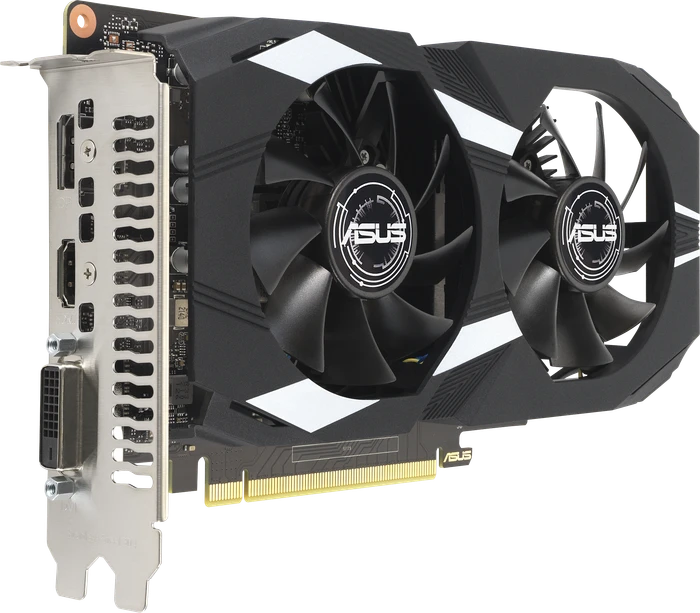 ASUS Dual GeForce GTX 1630 OC, DUAL-GTX1630-O4G, 4GB GDDR6, DVI, HDMI, DP