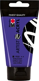 Marabu Artist Acryl Acrylfarbe, brillantviolett, 75ml