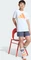 adidas Essentials T-Shirt kurzarm white/semi ice tangerine/pure tangerine/pure orange (Junior) Vorschaubild