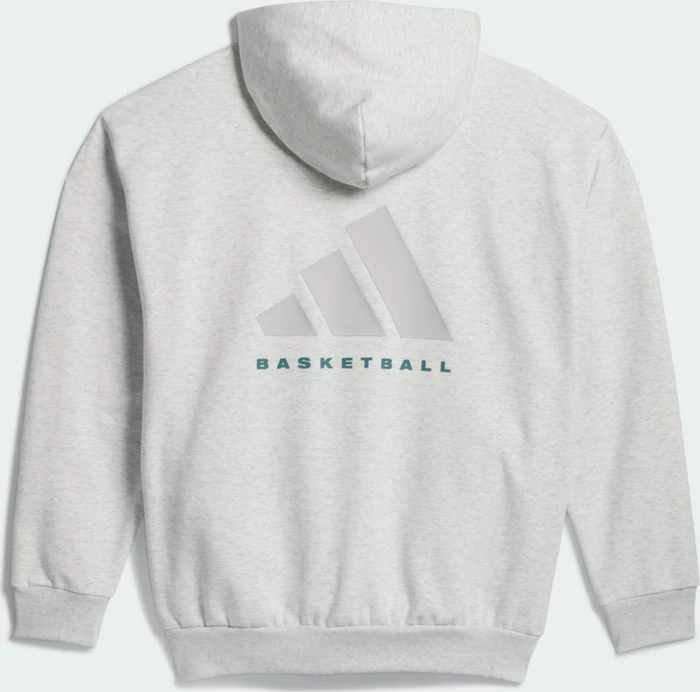 adidas Basketball Hoodie grey one mel.