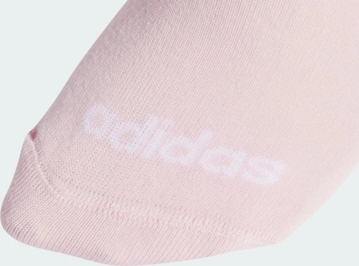adidas Thin Linear Low-Cut Socken white/wonder alumina/clear pink, 3 Paare