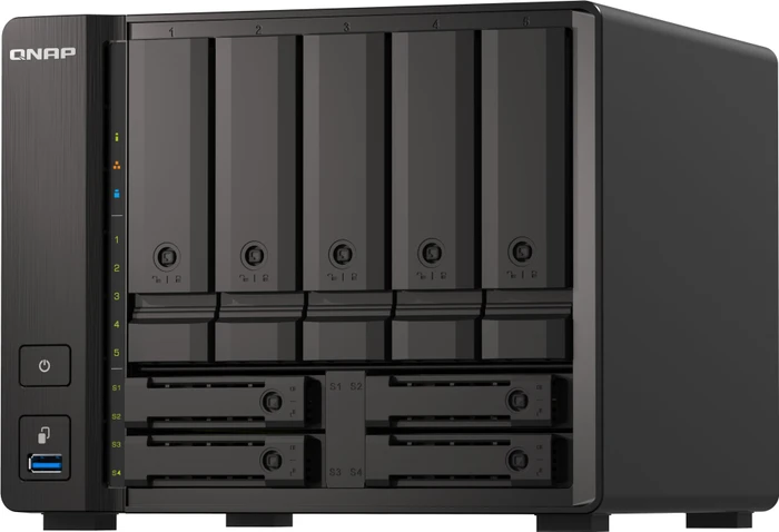 QNAP QuTS hero TS-h973AX-8G 100TB, 8GB RAM, 1x RJ-45 10GBase-T, 2x RJ-45 2.5GBase-T