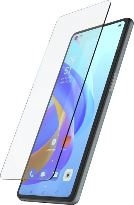 Hama Displayschutzglas Premium Crystal Glass für Oppo A76/A96