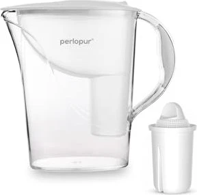 PearlCo Standard Tischwasserfilter inkl. Kartusche classic universal weiß