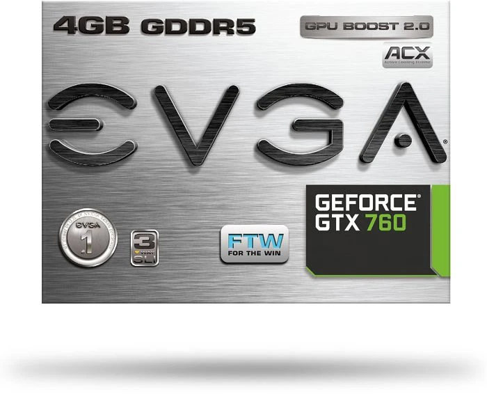 EVGA GeForce GTX 760 ACX Cooler Dual BIOS, 4GB GDDR5, 2x DVI, HDMI, DP