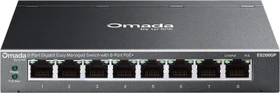 TP-Link Omada ES200 Desktop Gigabit Managed Switch, 8x RJ-45, 64W PoE+ (ES208GP)