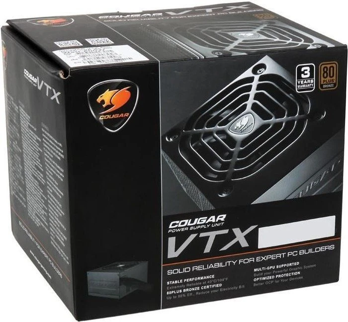Cougar VTX550 550W, ATX 2.3
