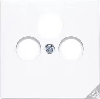 Jung Serie LS Abdeckung für Universal-Sat/BK-Dosen, weiß