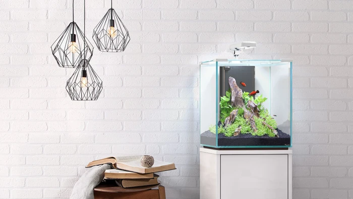 Aquatlantis Nano Cubic 30 Aquarium-Set, Black High Gloss, 26l
