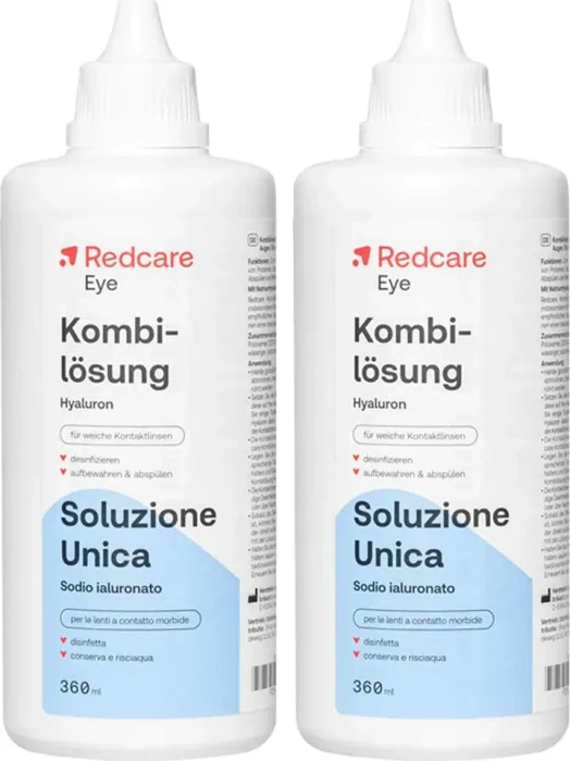 Redcare Eye Hyaluron Kombilösung All-in-one-Lösung, 720ml (2x 360ml)