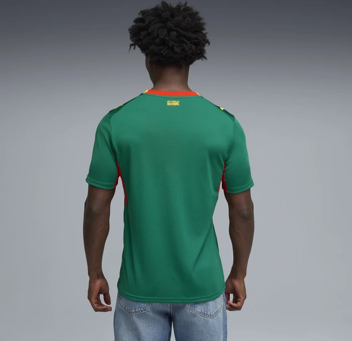 Puma FIFA WM 2026 Senegal Auswärtstrikot kurzarm wild green/puma red (Herren)