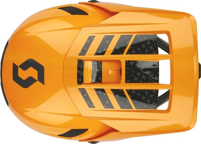 Scott Nero Plus Fullface-Helm fire orange