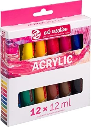Royal Talens Art Creation Acrylfarben, 12 Farben, 12ml