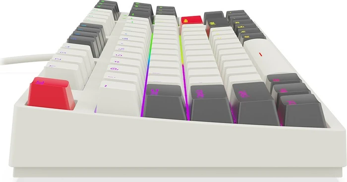Krux Atax Pro RGB, Creator Retro, TKL, PBT, LEDs RGB, Gaote Outemu BLACK, USB, US