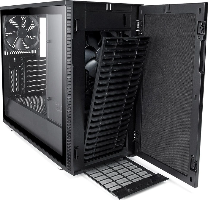 Fractal Design Define R6 Blackout TG, Glasfenster, schallgedämmt